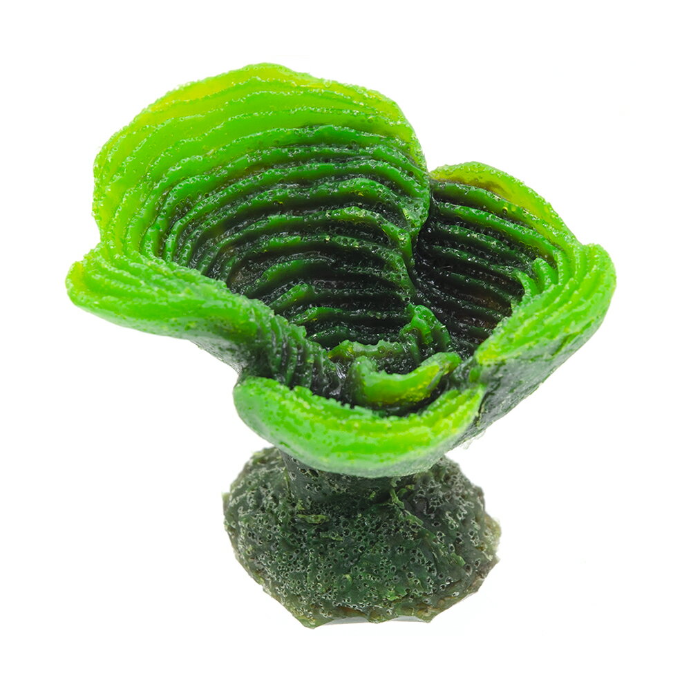 VOCOSTE 水族館プラスチック植物 人工水草 水槽植物装飾用 1個 グリーン 17 cm