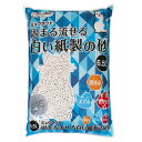 猫砂　クリーンミュウ　ミュウサンド　固まる流せる　白い紙製の砂　6．5L　お一人様7点限り　関東当日便