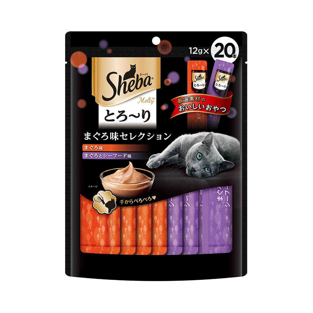 シーバ　とろ～り　メルティ　まぐろ味セレクション　12g×20P　キャットフード　関東当日便