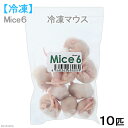 冷凍★ファジーM カタ養殖 Mice6 冷凍マウス（10匹） パック 別途クール手数料 常温商品同梱不可