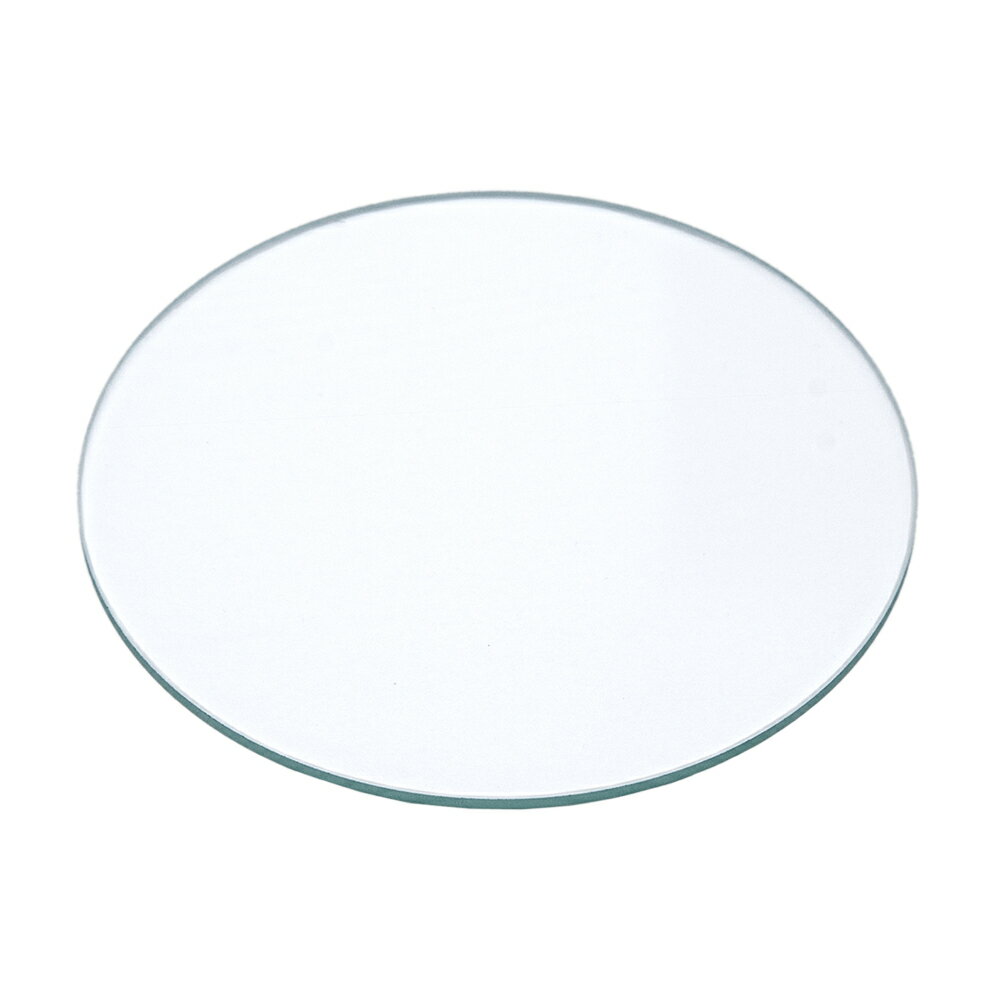 蒸れにくく湿度を維持する テラリウム用 丸ガラスフタ 直径130mm ゴムクッション付き 関東当日便