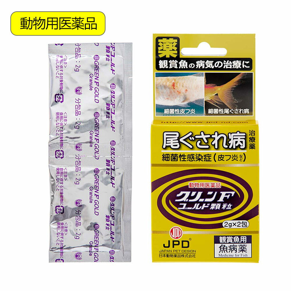 観賞魚用魚病薬 グリーンFゴールド 顆粒 2g×2包