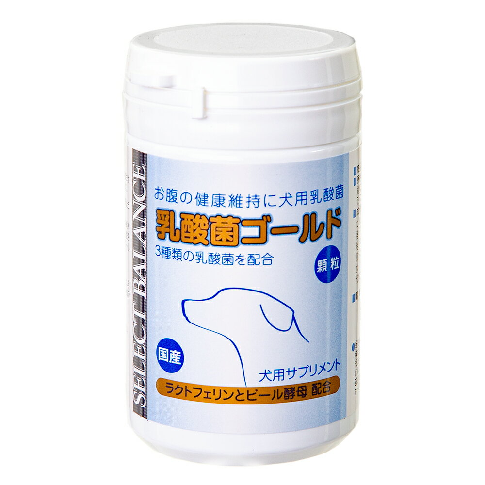 犬　サプリ　乳酸菌ゴールド　犬用　顆粒タイプ　45g　関東当日便のサムネイル