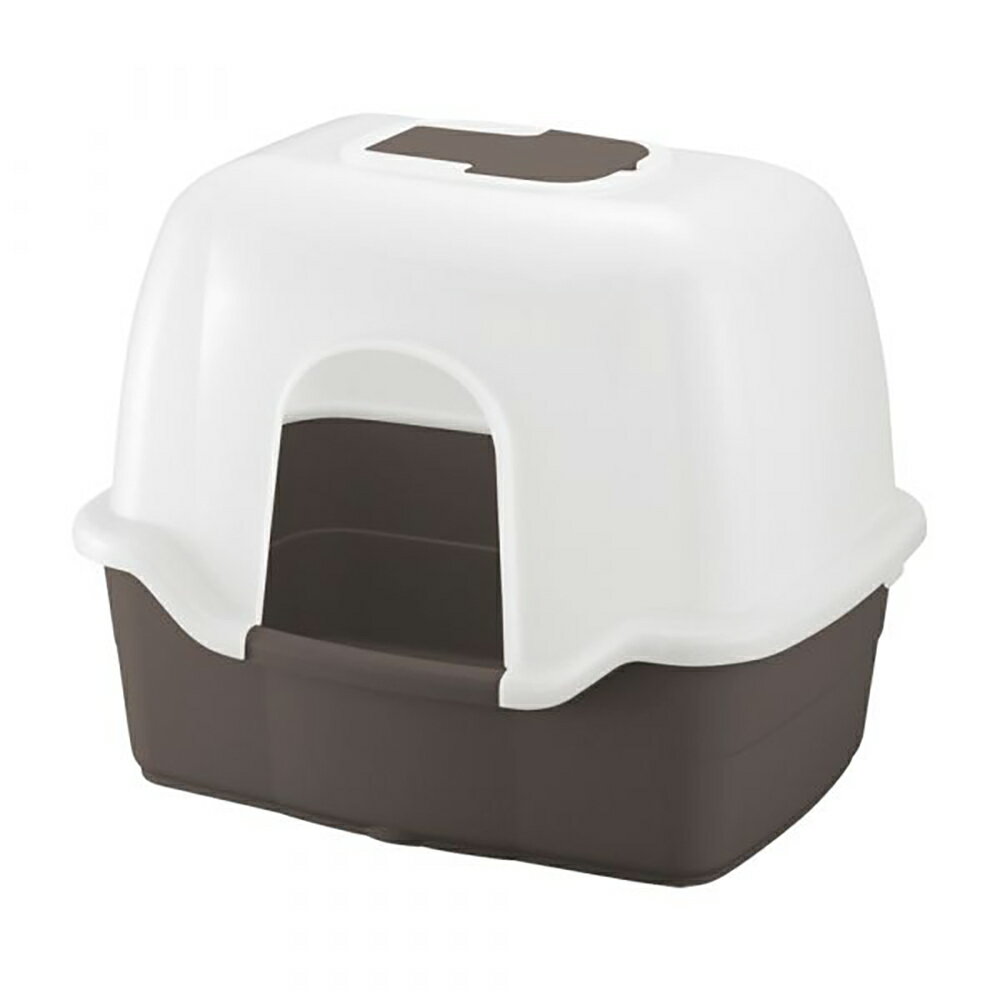 リッチェル　ラプレ　ネコトイレ　深型　60　フード付　グレー【HLS_DU】　関東当日便のサムネイル