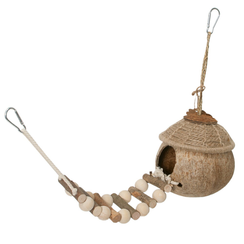 fuu はしご付きココナッツハウス ハムスター モモンガ 関東当日便