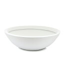 睡蓮鉢 メーカー直送 睡蓮鉢(メダカ鉢)凛 RIN 平型 ホワイト 同梱不可