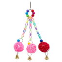 fuu 鳥のおもちゃ 3連ボールトイ トリ 吊り下げ式 おもちゃ 関東当日便