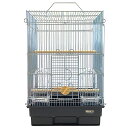 鳥かご HOEI 35手のりG ブラック (37×41.5×54.5cm) セキセイ 小型インコ フィンチ 銀メッキ 関東当日便