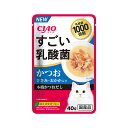 いなば　CIAO　すごい乳酸菌パウチ　かつお　ささみ・おかか入り　40g　関東当日便