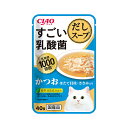 いなば CIAO すごい乳酸菌だしスープ かつお ほたて貝柱・ささみ入り 40g 関東当日便