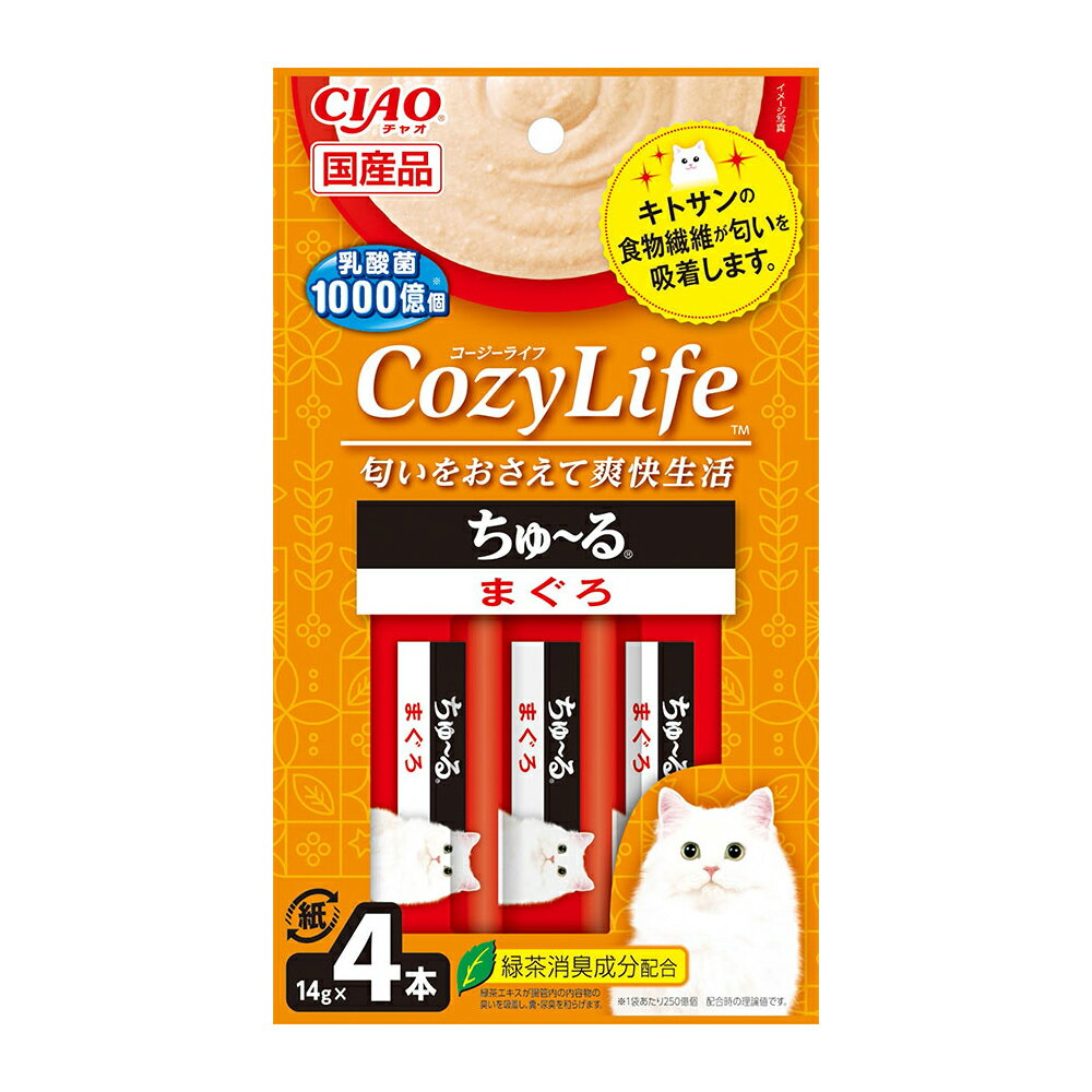 いなば　Cozy　Life　ちゅ〜る　まぐろ　14g×4本　ちゅーる　チュール　猫　関東当日便
