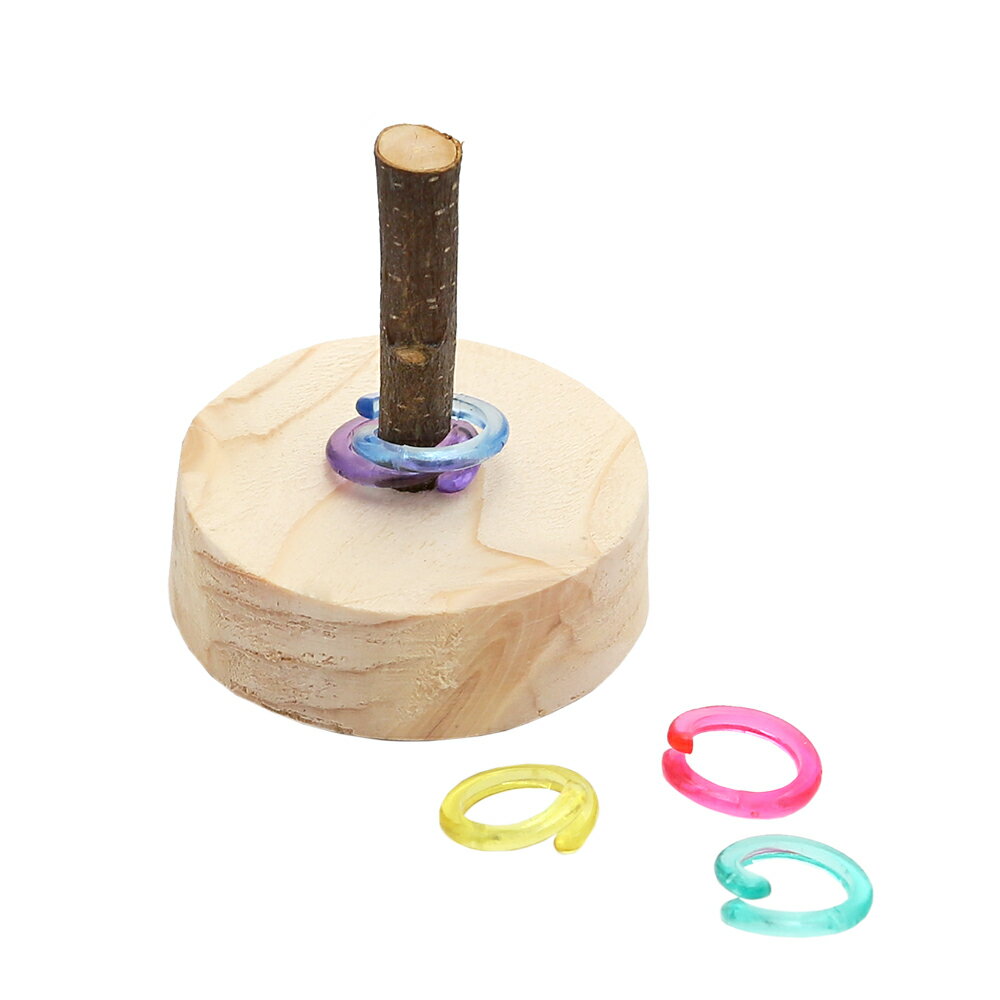 【11/25限定】当選確率2分の1!1等最大100% 小鳥のわくわく輪投げ ハンドメイド インコ おもちゃ