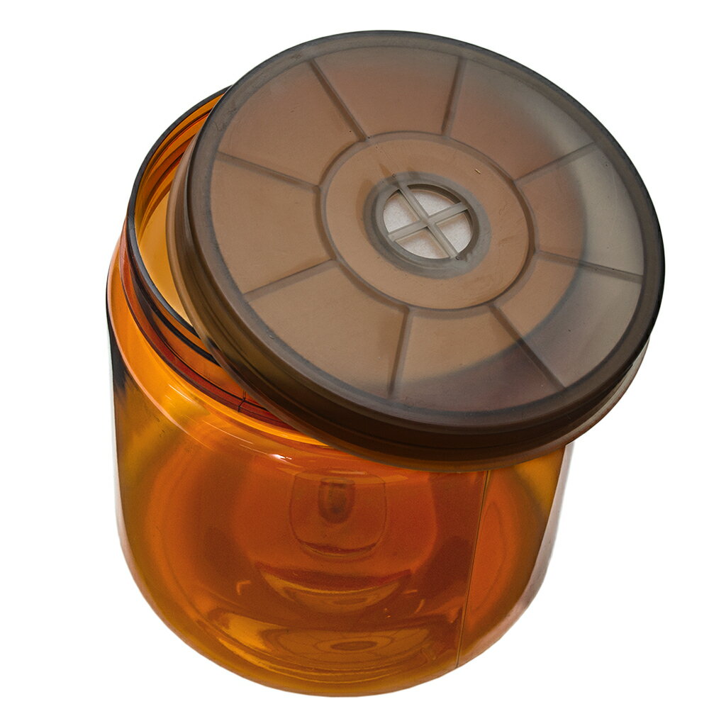 遮光クリアボトル　1400ml（直径12．0×13．5cm）穴あき　フィルター付き　昆虫　ク...