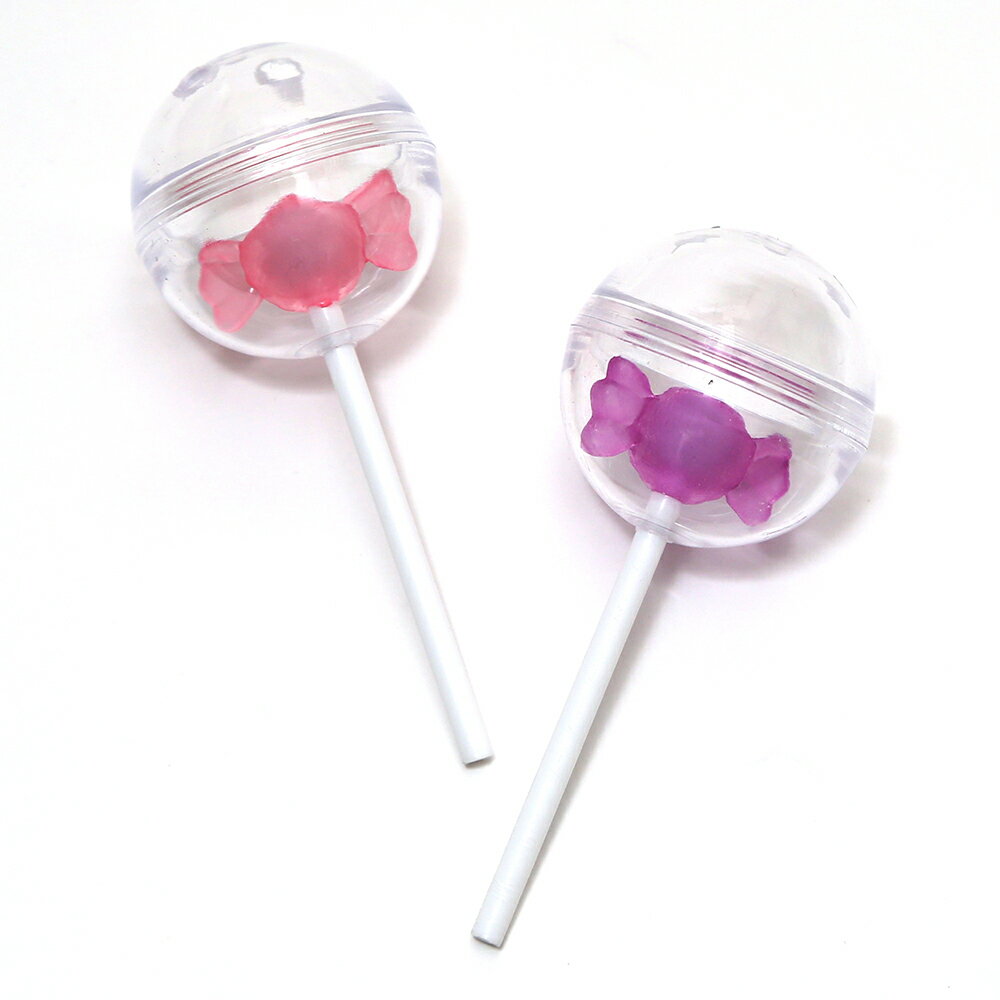 【11/25限定】当選確率2分の1!1等最大100% インコ用フォージングトイ カラフルキャンディポップ 2個入 色おまかせ バードトイ 知育 おもちゃ