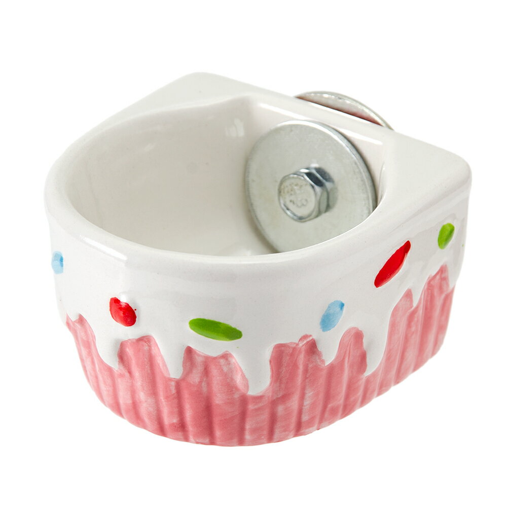 fuu　金具付きエサ入れ　スイーツ　ピンク【HLS_DU】　関東当日便のサムネイル