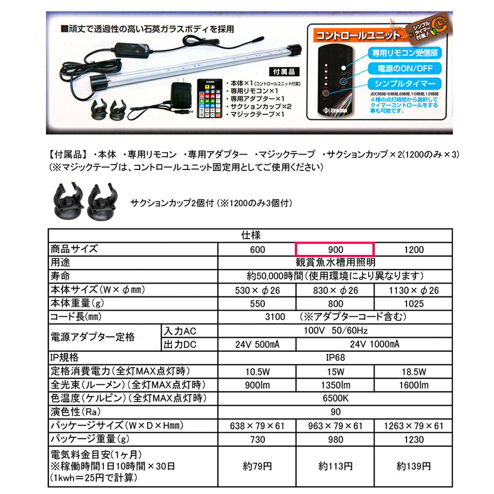 LEDライト一覧 RIUM