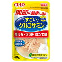 いなば　CIAO　すごいグルコサミンパウチ　まぐろ・ささみ　ほたて味　40g　関東当日便