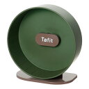 Tafit 静音小動物用ホイール26 グリーン φ26×幅8.5cm 高さ調節可能 ハムスター デグー 回し車 関東当日便