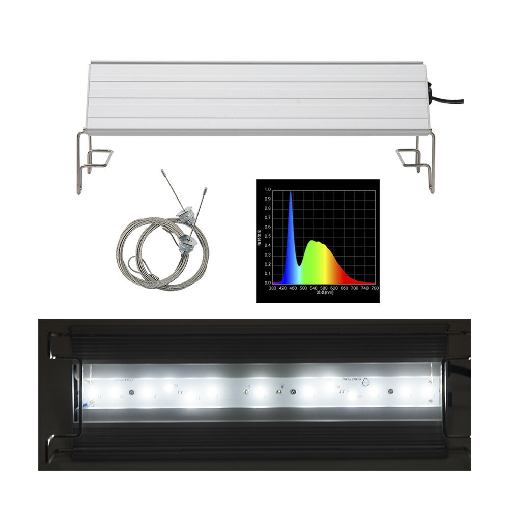 アクロ TRIANGLE LED BRIGHT 300 1950lm 高光量 水草 水槽 照明 熱帯魚 アクアリウム ライト【HLS_DU】 関東当日便