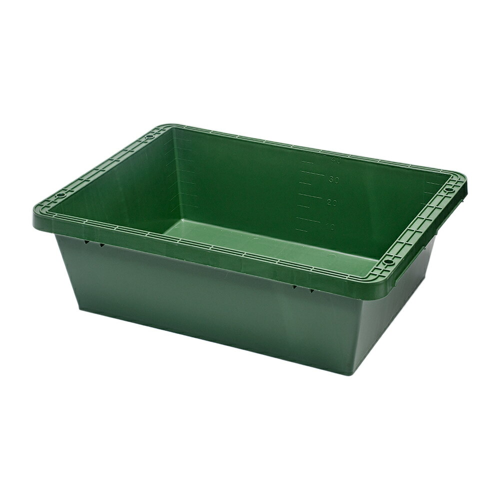 プラ箱40 マルチボックス 緑（W62×D47×H20cm 約40L）