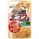 愛犬元気ベストバランス 国産鶏ささみ パウチ チワワ用 60g×6袋 ドッグフード 国産 関東当日便