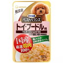 愛犬元気ベストバランス 国産鶏ささみ パウチ トイ・プードル用 60g×6袋 ドッグフード 国産 関東当日便