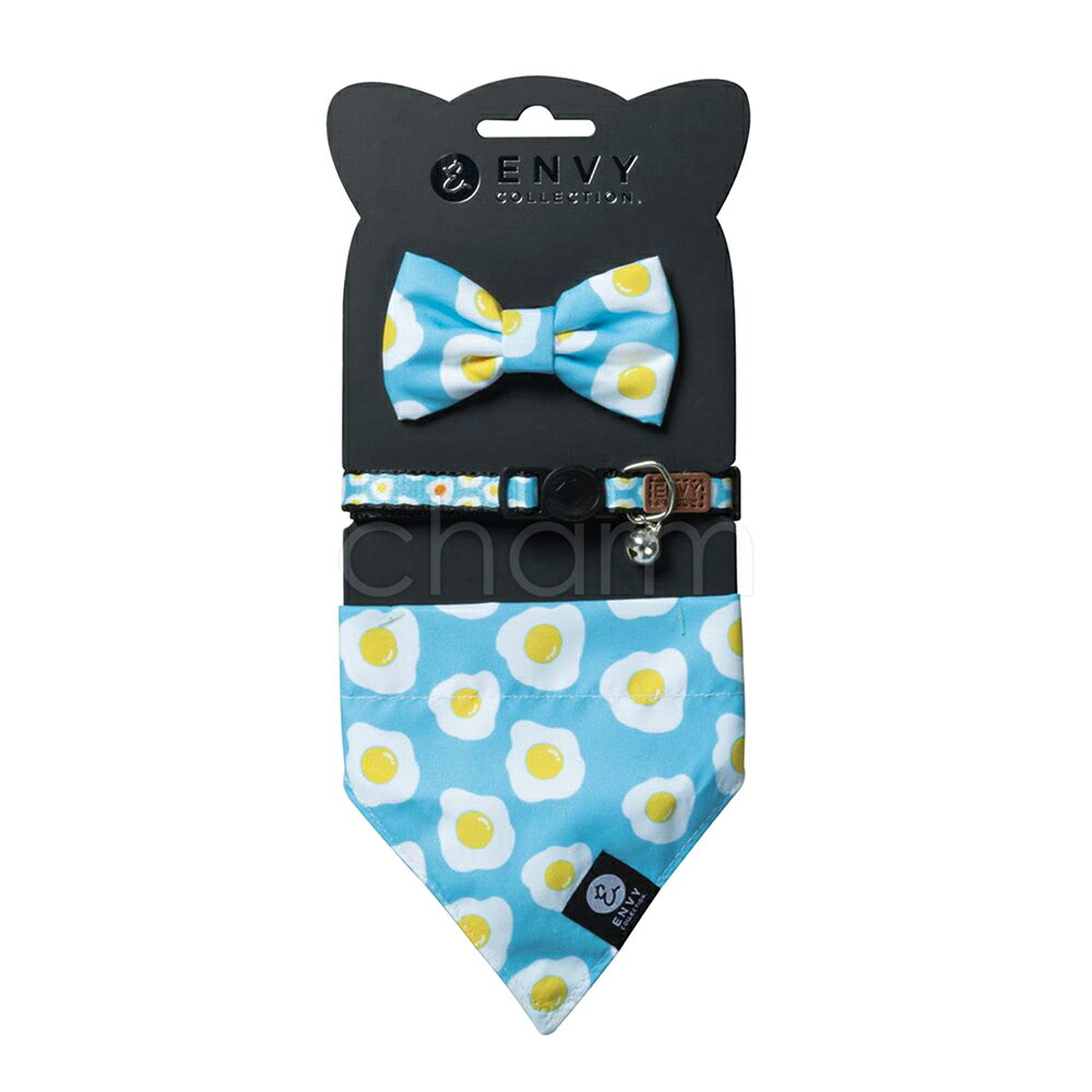 TUNAGO　ENVY　猫用首輪　キャットカラーセット　エッグ　ブルー　猫　関東当日便
