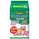 アース・ペット　ジョイペット　シャンプータオル　ペット用　つめかえ用　100枚入　関東当日便