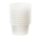 使い捨て餌皿 深型 クリア 10個 プラスチック製 関東当日便