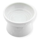 アウトレット品 猫壱 猫用 脚付フードボウル ホワイト 日本製 レギュラー 食器 えさいれ 餌入れ ごはんさら ご飯皿 食べやすいさら 訳あり 関東当日便