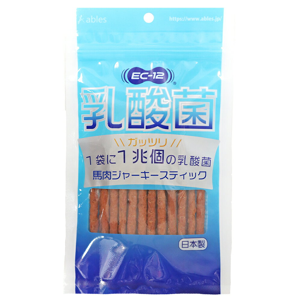国泰ジャパン　EC−12乳酸菌　馬肉ジャーキースティック　70g　関東当日便