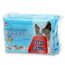 コーチョー ネオウェッティ 流せるウェットティッシュ 70枚×2個 ノンアルコール 無香料 関東当日便
