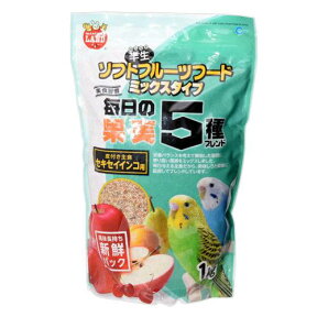 マルカン　半生ソフトフルーツフード　ミックスタイプ　毎日の果実5種ブレンド　1kg【HLS_DU】　関東当日便