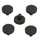 ZOOX ハイエンド ブラックシリコン フラグプラグ T型 直径30mm 5個入り 関東当日便