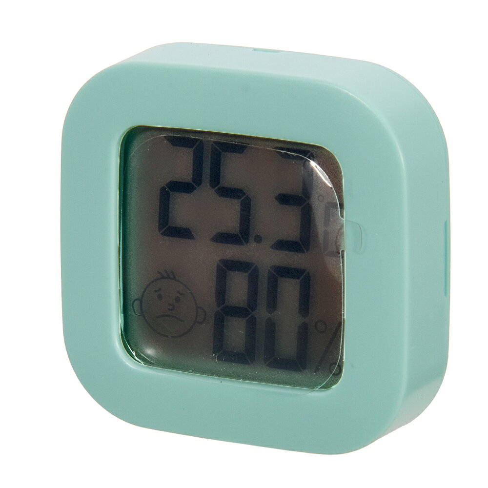 fuu　小さなデジタル湿・温度計　ブルー【HLS_DU】　関東当日便
