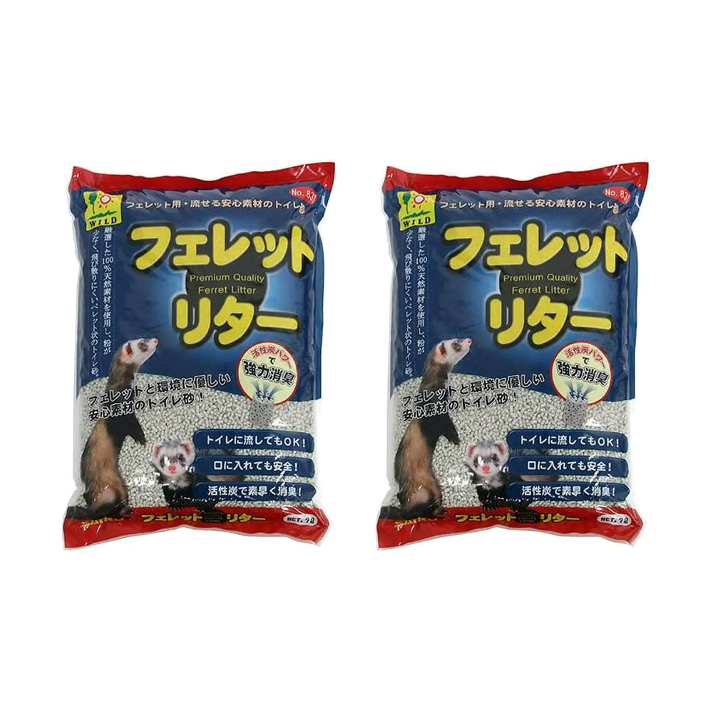 三晃商会　フェレットリター7L×2　トイレ砂　おから　フェレット用　お一人様2点限り