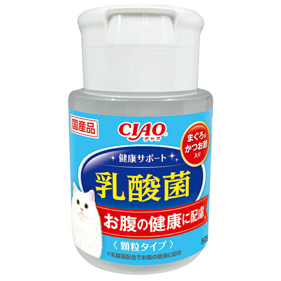 アウトレット品　いなば　CIAO　健康サポート　乳酸菌　80g　訳あり【HLS_DU】　関東当日便