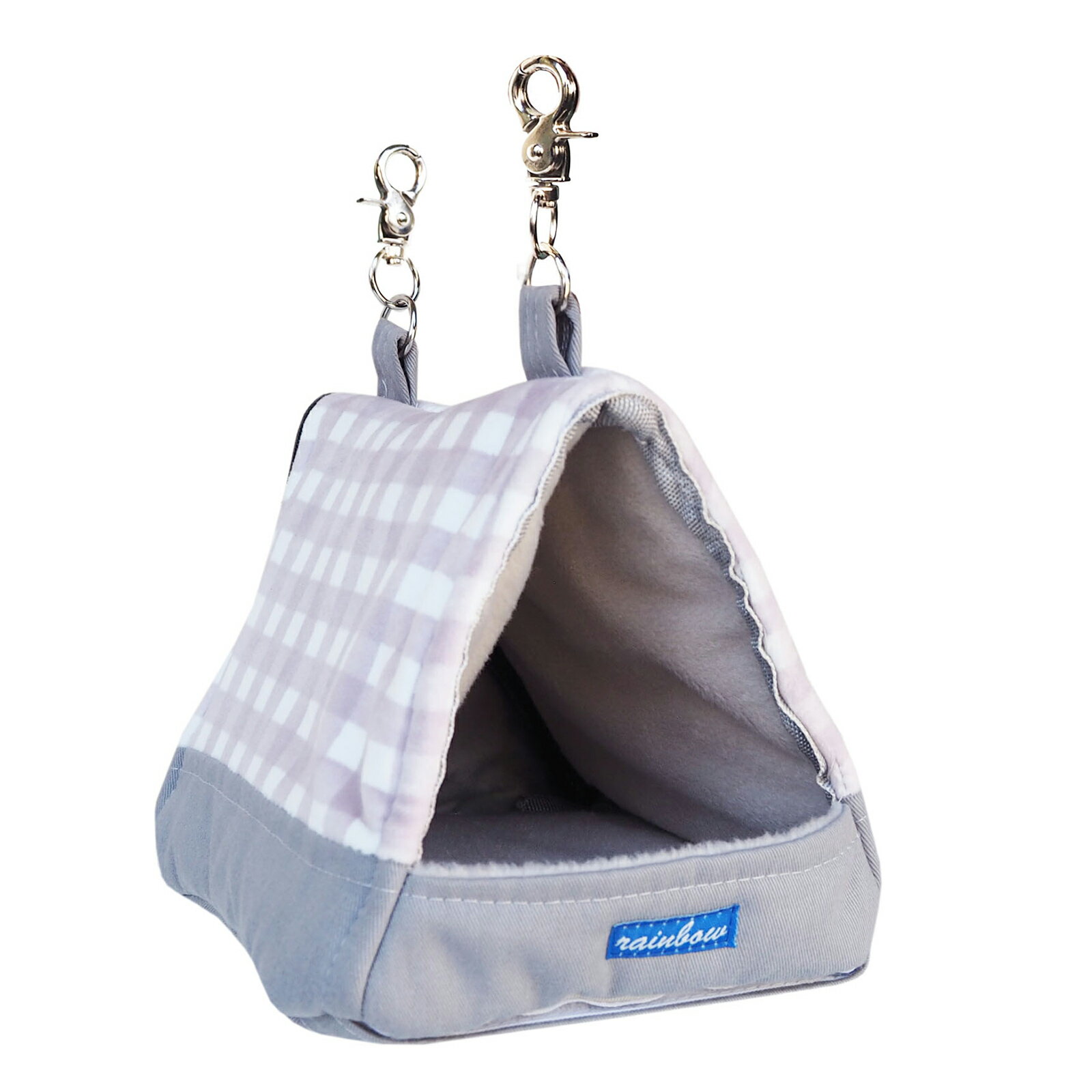 レインボー　やわらかさんかくハウス　グレー　デグー　モモンガ　隠れ家　お家　関東当日便