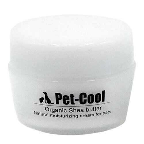 メーカー：ベルウッヅすばやくなじんで長時間保湿！Pet−Cool　Organic　Shea　Butter　ペットクール　オーガニック　シアバター　20g対象犬・猫・小動物など特長●厳選したオーガニックシアバターをベースに農薬や化学肥料を一切使用しない6種のオーガニックハーブを配合したペット用保湿クリームです。 ●体温で馴染み、なめらかで伸びが良く、浸透性に優れている最高級のオーガニッククリームです。 ●気になる箇所全てにご使用いただけます。 内容量20g原材料オーガニックシアバター、オーガニックラベンダーエキス、オーガニックハイビスカスエキス、オーガニックヨモギエキス、オーガニックドクダミエキス、オーガニックウコンエキス、オーガニックイチジク葉エキス、オリーブ油脂肪酸ソルビタン、オリーブ油脂肪酸セテアリル、オリーブオイル、ミツロウ、環状重合乳酸（CPL）、エチルヘキシルグリセリン、カプリル酸グリセリン、スクワラン、グリセリン生産国日本使用方法●少量を指に取り、気になる箇所に優しく塗り込んでください。 ●肉球の保湿、傷口の保護、敏感肌（赤み、舐める箇所など）にも使用することができます。ご注意※高温多湿での保管または直射日光を避けてください。※使用後はキャップを閉めてください。※お肌に合わない場合は使用をおやめください。Pet−Cool　Breath　Care　60ml　消臭Pet−Cool　Silk＆Collagen　ペットクール　シルク＆コラーゲン　スプレータイプ　120mlPet−Cool　BodyCare　ペットクール　ボディケア　スプレータイプ　300mlPet−Cool　Virus＆Smell　スプレータイプ　300mlPet−Cool　Bean　Essence　スプレータイプ　120ml　虫除けスプレー　ひんやり … メーカー画像　Pet−Cool　Organic　Shea　Butter　20g　猫用品　ケア・お手入れ用品　肉球のお手入れ　犬用品　お手入れ・ケア用品　肉球のケア　皮膚のケア　小動物・鳥　小動物全般　保温　保湿クリーム　敏感肌　肉球　クリーム　ペットクール　オーガニックシアバター　肉球ケア　　肉球クリーム　猫　犬　ねこ　いぬ　20231216　y23m12　Ishina■この商品をお買い上げのお客様は、下記商品もお買い上げです。※この商品には付属しません。■Pet−Cool　Breath　Care　60ml　消臭Pet−Cool　Silk＆Collagen　ペットクール　シルク＆コラーゲン　スプレータイプ　120mlPet−Cool　BodyCare　ペットクール　ボディケア　スプレータイプ　300mlPet−Cool　Virus＆Smell　スプレータイプ　300mlPet−Cool　Bean　Essence　スプレータイプ　120ml　虫除けスプレー　ひんやり