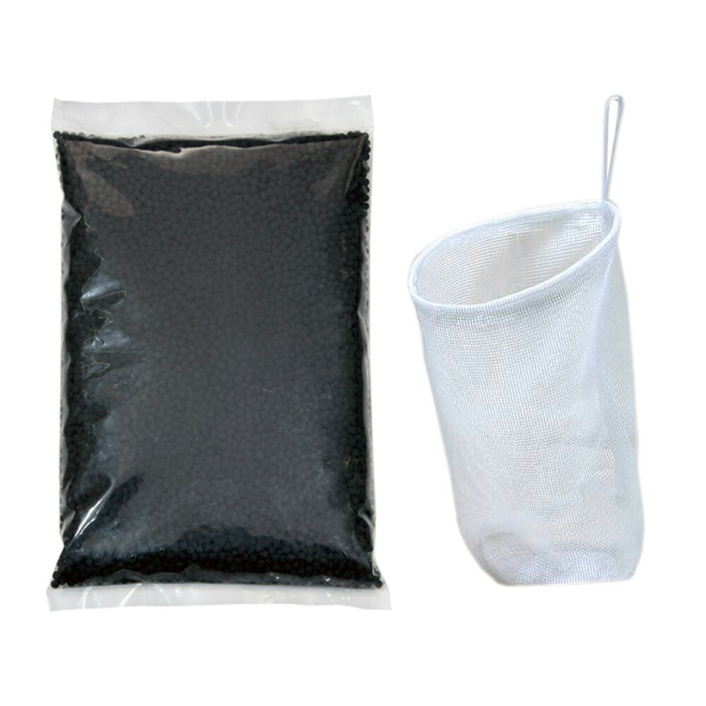 焼結ろ過材　ばくだま　活性炭　直径3mm　500m　ネット付き　黄ばみ・匂い吸着　関東当日便