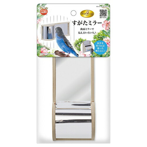 マルカン　バードパレス　すがたミラー　鳥　おもちゃ　鏡　関東当日便