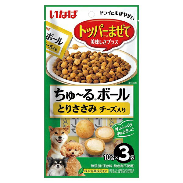 いなば　ちゅ〜るボール　とりささみ　チーズ入り　10g×3袋　関東当日便のサムネイル