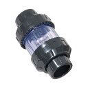 DIN規格 チェックバルブ グレー 32mm 関東当日便