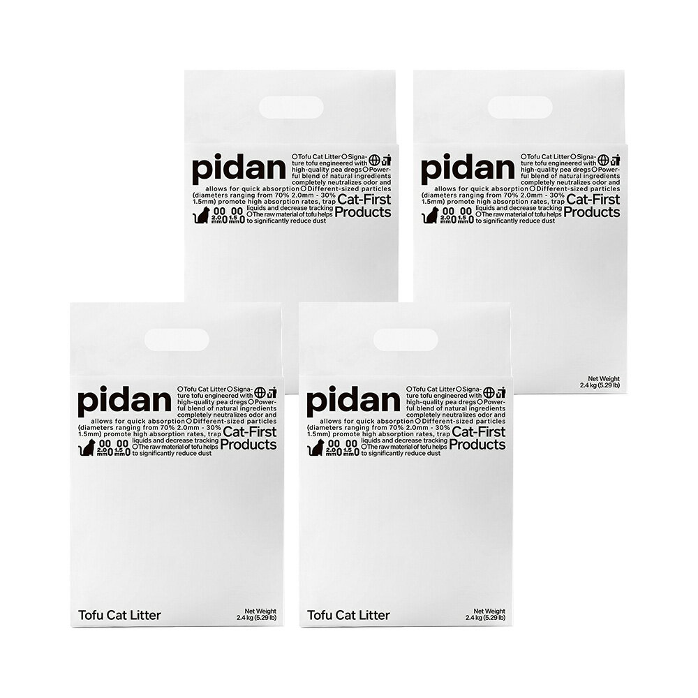 猫砂　Pidan　おからミックス　2．4kg×4　お一人様1点限り　箱売り　関東当日便