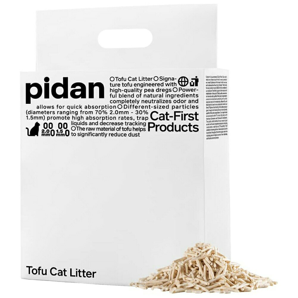 猫砂　Pidan　おからミックス　2．4kg×4　お一人様1点限り　箱売り　関東当日便