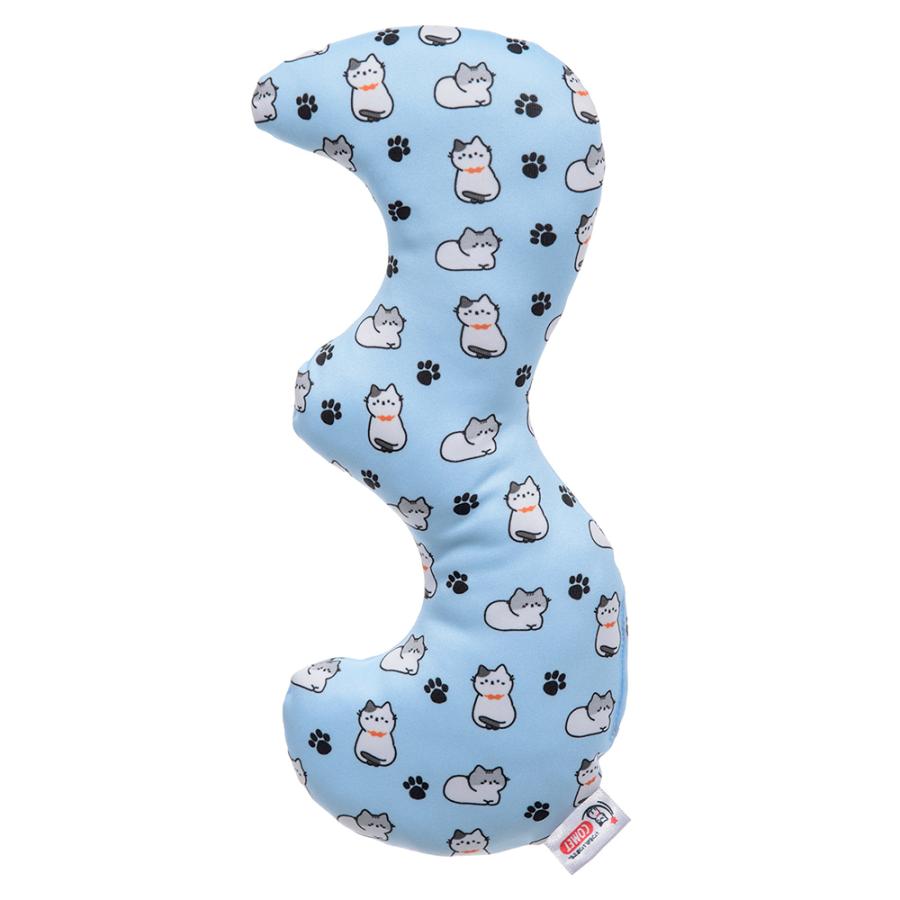 コメット　国産くねくねキックまくら　ブルーS　関東当日便