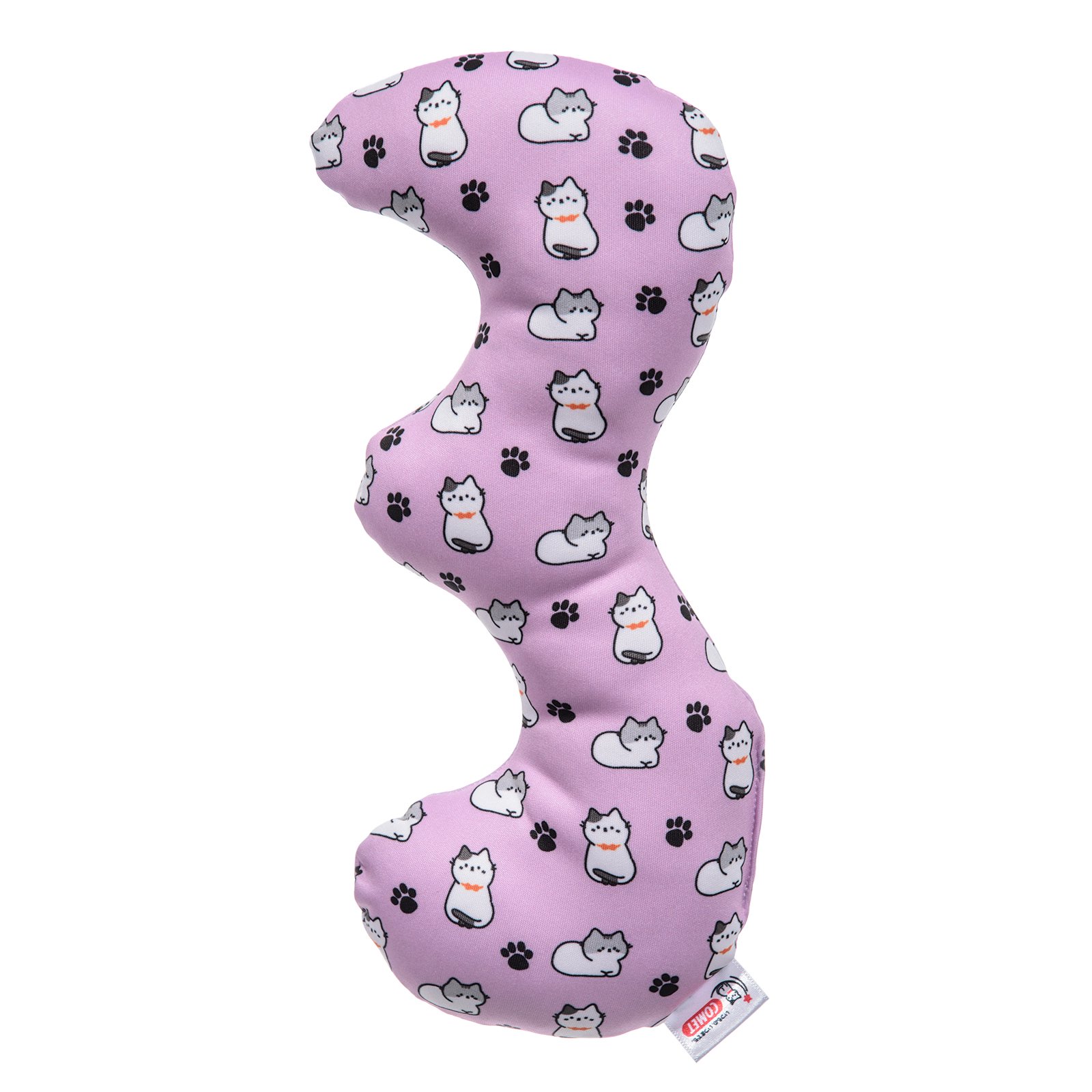 コメット　国産くねくねキックまくら　ライトパープルS　関東当日便