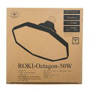 ROKI-Octagon LED 50W BK E26口金 植物育成用ライト パネルライト 関東当日便