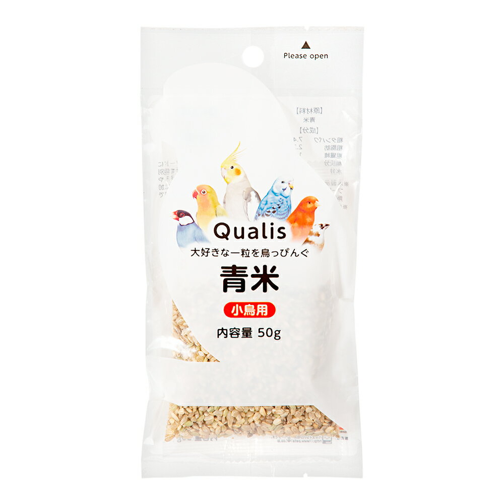 クオリス　鳥っぴんぐ　青米　50g　鳥　フード　餌　えさ　関東当日便