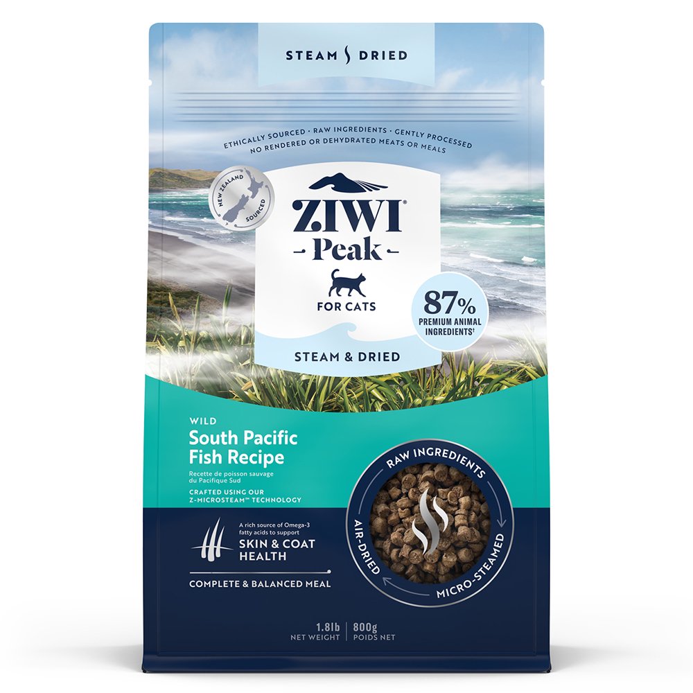 Natural - ジウィピーク　スチーム＆ドライ　キャットフード　フィッシュ　800g　ziwipeak　関東当日便